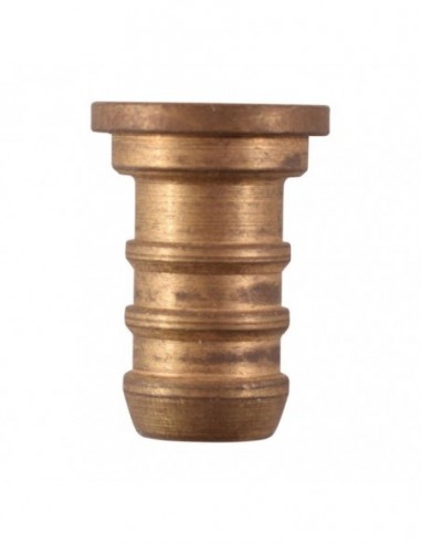 BRASS STEM FLAT FACE 3/8 HEAD X 10MM