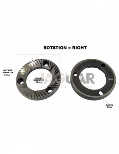 COMPAK K5 GRINDER BLADES 60 X 36 RH