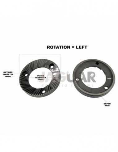 ROSSI GRINDER BLADES 64 X 38 LH