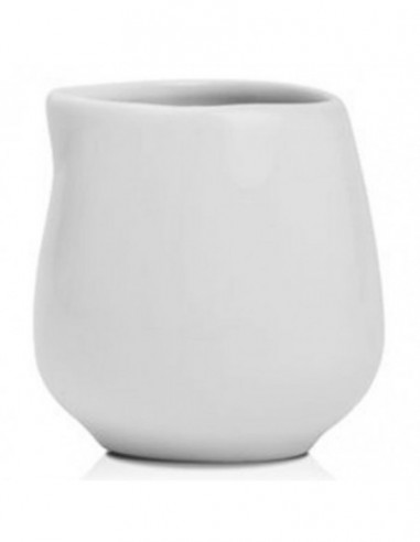 SMALL CERAMIC MILK JUG NO HANDLE 3OZ