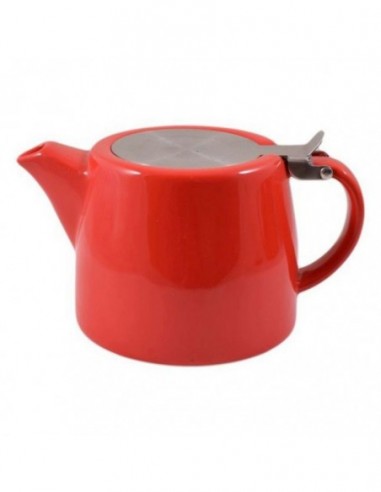 ECONOMY STACKABLE TEAPOT - RED