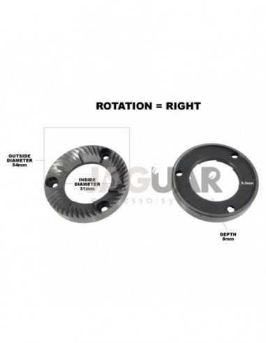 FAEMA MPN GRINDER BLADES - 54 X 31 RH