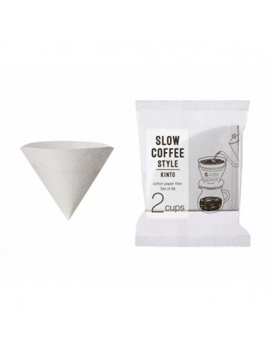 KINTO SCS-02-CP-60 COTTON PAPER FILTER 2CUPS